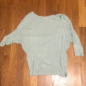 Light blue doleman t-shirt. Super soft and drapey!